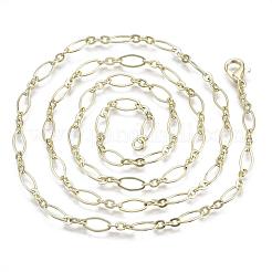 Изготовление колье из латунных кабельных цепочек&nbsp;MAK-S072-16B-14KC