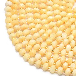 Естественный желтый нефрит бисер нитей&nbsp;LS-G-P573-A50-01