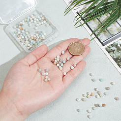 2 нити натуральных цветочных бусин амазонита нити&nbsp;G-NB0006-06