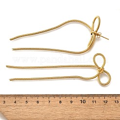 Серьги-гвоздики из нержавеющей стали 304 EJEW-A129-01G