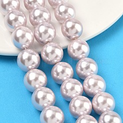 Perles de perles de coquille galvanoplastie&nbsp;BSHE-G041-12mm-06