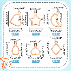 120 шт. 6 подвески из нержавеющей стали 304&nbsp;STAS-PH0005-38