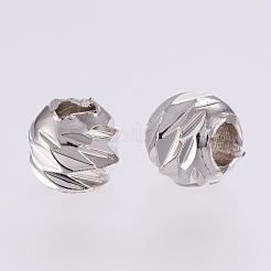 Резные медные бусины KK-G312-02P-4mm