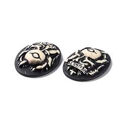 Cammei di halloween cabochon in resina opaca&nbsp;LS-RESI-C017-01B