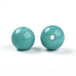 Непрозрачные однотонные стеклянные бусины&nbsp;X1-GLAA-N007-10mm-A09