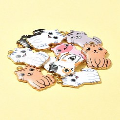 Подвески из эмали из сплава с покрытием 10 шт.&nbsp;FIND-FS0002-53C