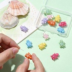 14 шт. 7-цветные бусины из сплава&nbsp;FIND-CJ0003-39