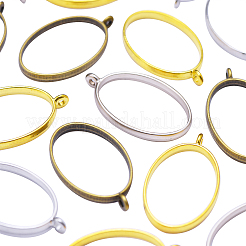 Матовый стиль стойки оцинковки сплава овальной открытой задней панели подвески PALLOY-CJ0001-22-FF