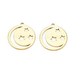 Placcatura ionica (ip) 201 pendenti in acciaio inossidabile&nbsp;STAS-T063-184G