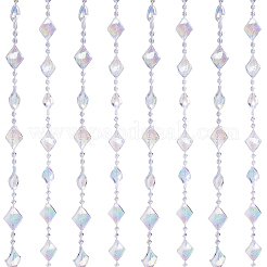 10м пластиковые подвесные хрустальные бусины&nbsp;AJEW-GA0007-76