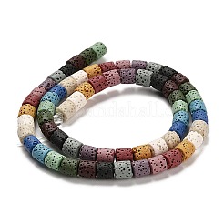 Бусы из натуральной лавы G-L586-C01-06