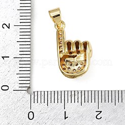 Латунные микро проложить кубического циркония подвески&nbsp;KK-S526-14G-B