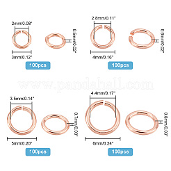400 шт. 4 латунных соединительных кольца KK-PH0009-23