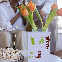 1 лист силиконовых прозрачных штампов DIY-GF0007-04