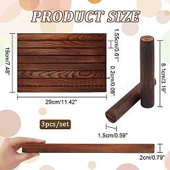 Деревянные подставки для рассадочных карточек с 7 слотом&nbsp;ODIS-WH0029-52C