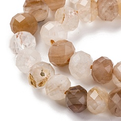 Натуральный красный гематоидный кварц / нити из железистого кварца G-K380-A04-01