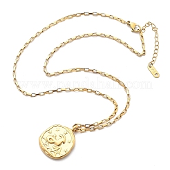 Ожерелья с подвесками в виде созвездий из нержавеющей стали 304 NJEW-K392-01G-10