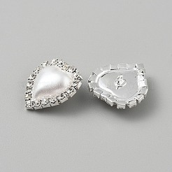 Ручки из горного хрусталя из сплава с 1 отверстием BUTT-WH0028-104B