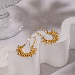 Винтажные серьги-кольца в европейском стиле из нержавеющей стали 304.&nbsp;KG5327-1