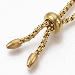 Pvd вакуумное покрытие регулируемые слайдер браслеты из нержавеющей стали 304 изготовление&nbsp;STAS-T050-030G