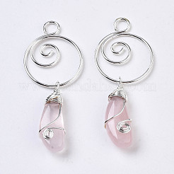 Смешанный драгоценный камень крупные кулоны G-S359-271