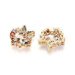 Латунные микро проложить кубического циркония подвески&nbsp;KK-N261-106G