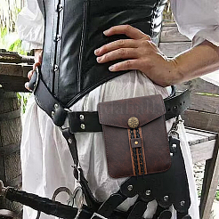 Sacs banane médiévaux en cuir PU&nbsp;AJEW-WH20070-053A
