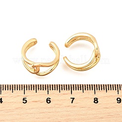 Серьги-манжеты из латуни EJEW-F370-20G