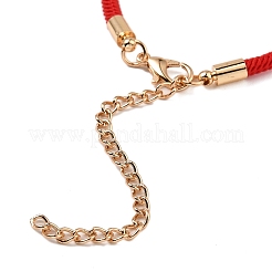 12 pz 12 colori braccialetti in poliestere&nbsp;BJEW-P340-13G-G