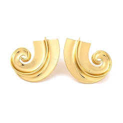Boucles d'oreilles en laiton avec zircone cubique pour femmes&nbsp;EJEW-U015-12G