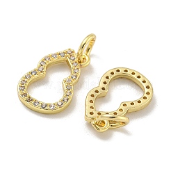 Латунные микро проложить кубического циркония подвески KK-L075-015LG