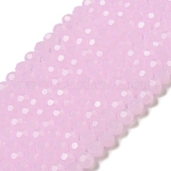 Подставки для стеклянных бусин с имитацией нефрита&nbsp;EGLA-A035-J4mm-D02