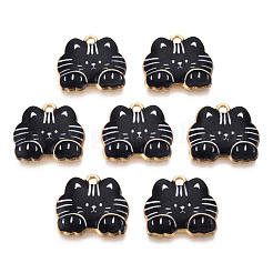 Подвески из сплава с принтом в стойку&nbsp;ENAM-N055-177K