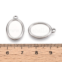 Оправы для подвесок из нержавеющей стали 304 в виде кабошонов STAS-T067-68P