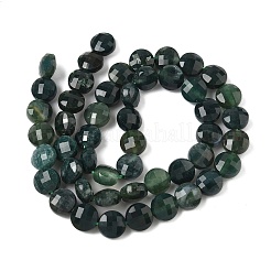 Природные моховой агат бисер нитей G-C179-A53-03