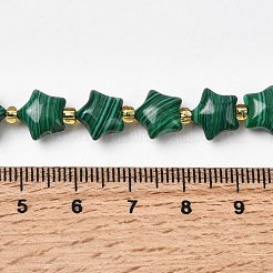 Синтез малахитовые бусины нити G-Z080-A31-10mm