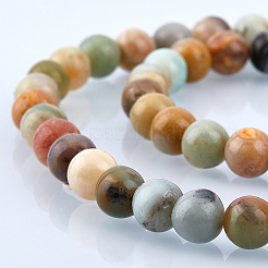 Натуральный цветок амазонитовые бусины пряди&nbsp;G-OC0001-44