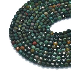 Бусины из натурального гелиотропного камня / гелиотропа G-A260-A40-01