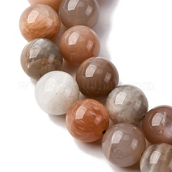 Нити из натурального лунного камня класса аа G-M296-01-12mm-01