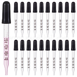 Стеклянные капельницы с прямым наконечником AJEW-WH0248-783