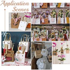 Забавные сумочки из крафт-бумаги&nbsp;CARB-WH0018-02B