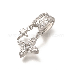 Латунные микро проложить кубического циркония подвески&nbsp;KK-C085-11P