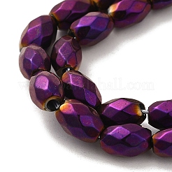 Fili di perline di ematite sintetica magnetica elettrolitica elettrolitica&nbsp;G-P518-02B