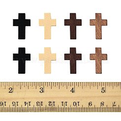 100 шт. 4-х цветные деревянные подвески WOOD-FS0001-50