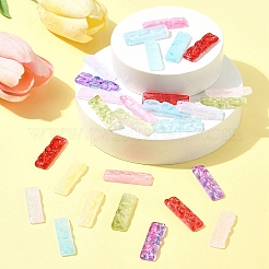 50 шт. стеклянные подвески с краской для выпечки&nbsp;GLAA-FS0001-91