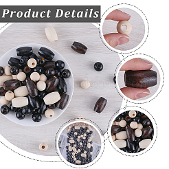 150 шт. Бусины из натурального дерева WOOD-GF0002-17