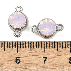 Шармы-соединители из латуни с паве из кубического циркония&nbsp;KK-H078-06P-03