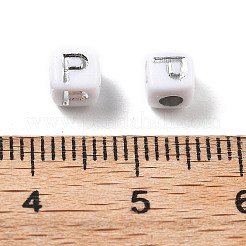 Непрозрачные акриловые бусины OACR-D282-06P