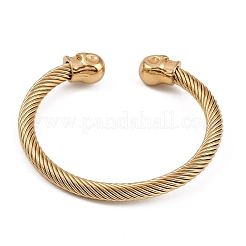 Ионное покрытие (ip) 304 нержавеющая сталь манжеты браслеты для женщин&nbsp;STAS-M023-11G