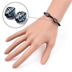 Черные непрозрачные акриловые бусины&nbsp;OACR-G016-29A